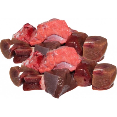 Masožravci Hovězí droby mix kostky 1 kg