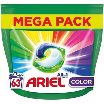Ariel All in1 Pods gelové kapsle na praní Color 63 PD