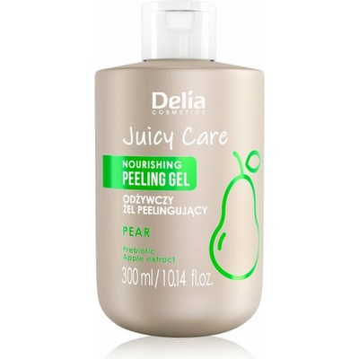 Delia Cosmetics Juicy Care vyživujúci telový peeling pear 300 ml