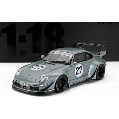 GT SPIRIT PORSCHE 911 993 RWB LIBERTY WALK N 27 YUIITSU MUNI 2024 GREY 1:18