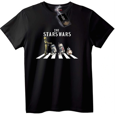 NOONEBRAND Тениска Star Wars Abbey Road - L, White