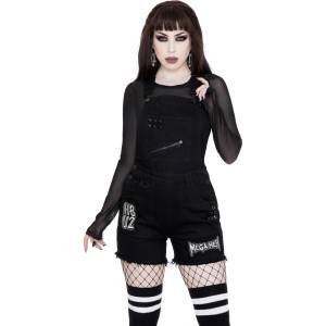KILLSTAR Дамски къси панталони killstar - Касиди - ЧЕРЕН - ksra001727