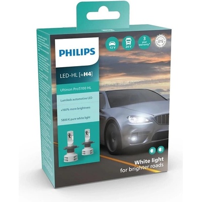 Philips LED H4 Ultinon Pro5100 HL Phil-11342U51X2