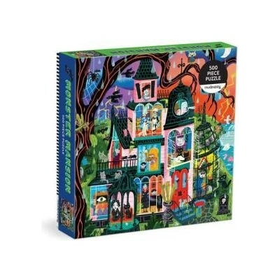 Mudpuppy Monster Mansion 500 Piece Family