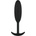 EasyToys Heavy Fulfiller - анален плъг 54 g - малък (черен)