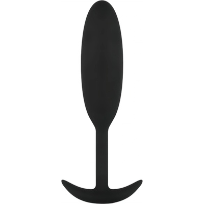 EasyToys Heavy Fulfiller - анален плъг 54 g - малък (черен)
