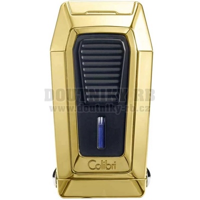 COLIBRI Cigarrenfeuerzeug Quantum gold/schwarz