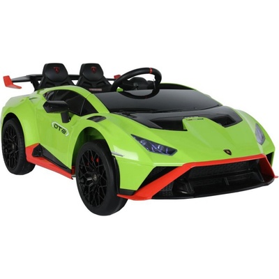 Lean Cars Elektrická autíčko Lamborghini STO Drift 2x45W batéria 24V 4,5Ah 2024 zelená