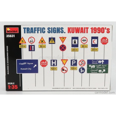 Miniart Accessories Segnali Stradali Traffic Signs Kuwait 1990 1:35