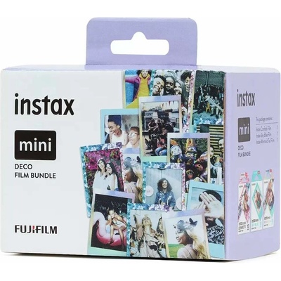 FUJIFILM Instax MINI film bundle deco (confetti, sky blue, mermaid tail) – Zbozi.Blesk.cz
