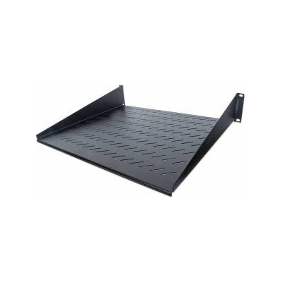 INTELLINET 19 Cantilever Shelf 19 Cantilever Shelf, 2U, 2-Point Front Mount, 400mm Depth, Vented, Black, Rack shelf, Black, Steel, 25
