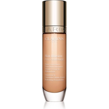 Clarins Skin Illusion Hydrating Foundation високо покривен фон дьо тен цвят 102.5C 30ml