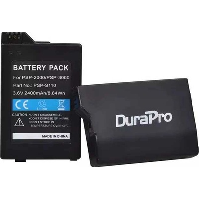 DuraPro Baterie PSP-S110 pro Sony PSP 2. Generace 2400mAh