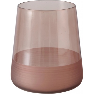 Boltze Home Sklenice s ruční dekorací AUDETTA hnědý 420 ml