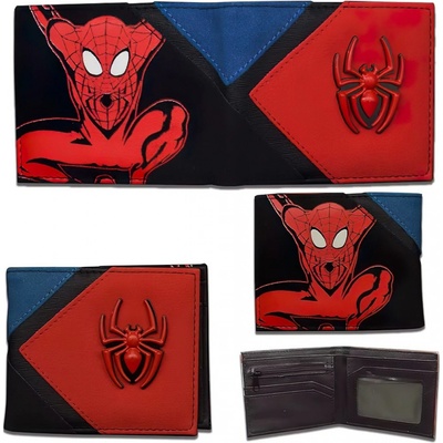 bHome Peněženka Spiderman s 3D kovovým znakem