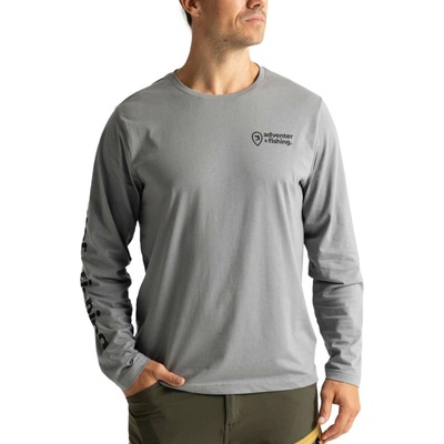 Adventer & Fishing Cotton Shirt sivá