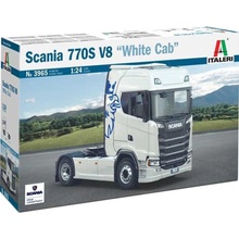 Italeri Scania S770 V8 White Cab Model Kit truck 3965 1:35