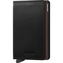 Secrid kožená na karty Slimwallet Cubic Black Red s červeným puzdrom čierna