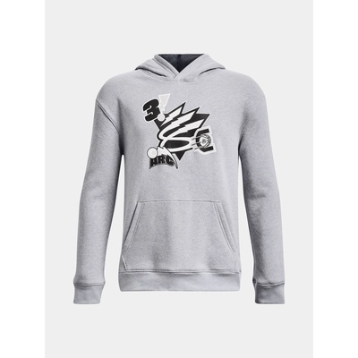 Under Armour Curry Boys Big Splash Hoodie šedá