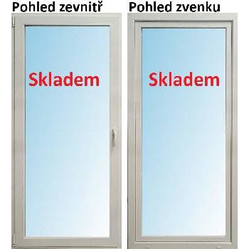 Soft Balkonové dveře Otevíravé i Sklopné Levé Bílá / Bílá 100 x 200 cm