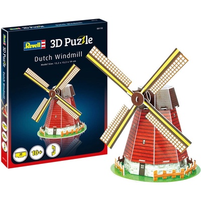 Revell R00110 Мини пъзел 3d - Вятърна мелница (r00110)