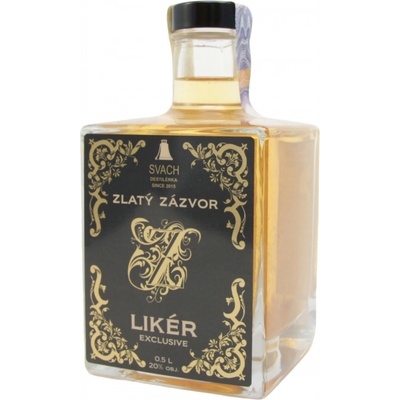 Exclusive Likér Zlatý zázvor 20% 0,5 l (holá láhev)