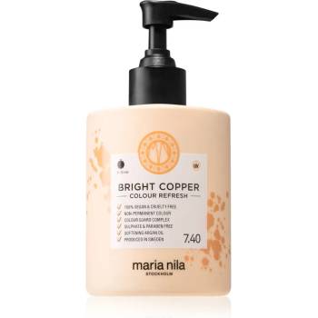 Maria Nila Colour Refresh Bright Copper нежна подхранваща маска без перманентни цветови пигменти издържа 4 - 10 измивания 7.40 300ml