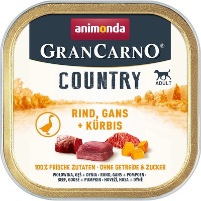 Animonda GranCarno Adult Country hovädzie hus a tekvica 22 x 150 g