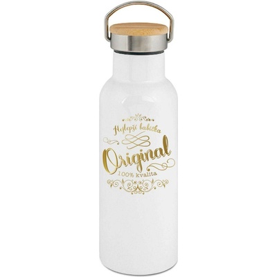 123TRIKO termoska Triko Nejlepší babička, 100% kvalita. Barevný potisk 500 ml dárek