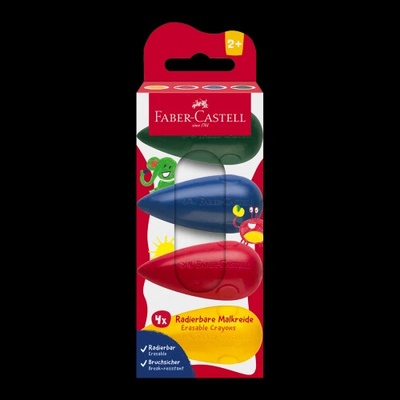 Faber Castell voskové pastelky 4ks