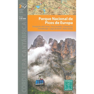 Picos de Europa 1:25.000 mapa ALPINA