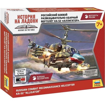 Zvezda Ka 52 Russian Attack Helicopter Model Kit 7429 1:144