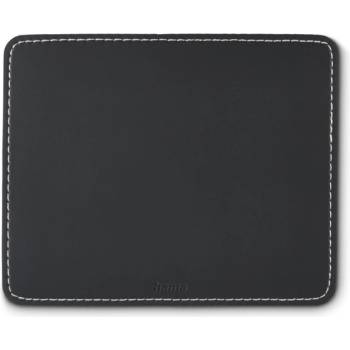 Hama Подложка за мишка HAMA Leather look, 220x180x3mm, Черна, Полиуретан/Каучук - HAMA-126856 (126856)
