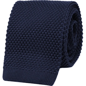 Bubibubi pletená kravata Navy tmavomodrá