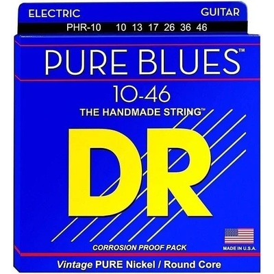 DR Strings PHR 10 Pure Blues Nickel Medium Electric Guitar Strings Струни за електрическа китара (PHR-10)