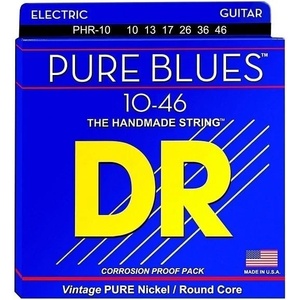 DR Strings PHR 10 Pure Blues Nickel Medium Electric Guitar Strings Струни за електрическа китара (PHR-10)