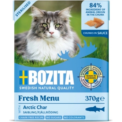 Bozita Cat Sterilised Kousky v omáčke s rybou Siven arktický 370 g