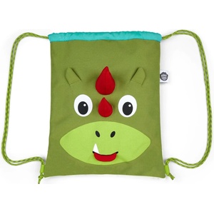 Affenzahn Детска детска раница Affenzahn Kid's Sportbeutel Drache Kids' backpack - Green - размер One Size (508-0753-0111)