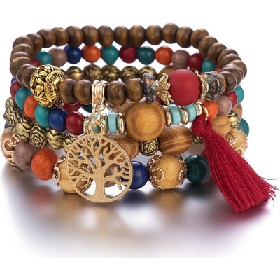 Izmael náramky Majestic Červená KP27510