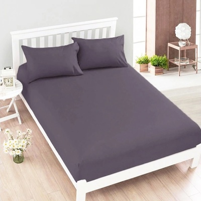 Pragati Fashion prostěradlo Jersey tmavě šedé 180x200