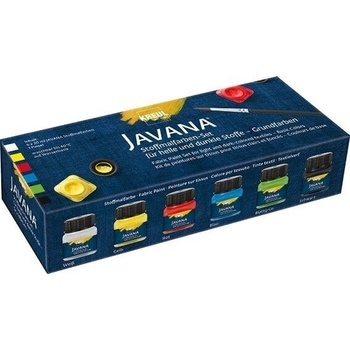 Sada farieb na svetlý a tmavý textil Javana Color living set 6 x 20 ml