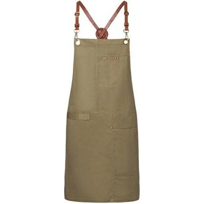 Karlowsky Gastro zástěra KY116 Khaki 68x80cm