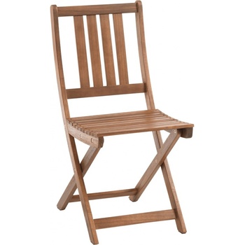 Kondela EGELUND Záhradná/balkónová skladacia stolička, akáciové drevo
