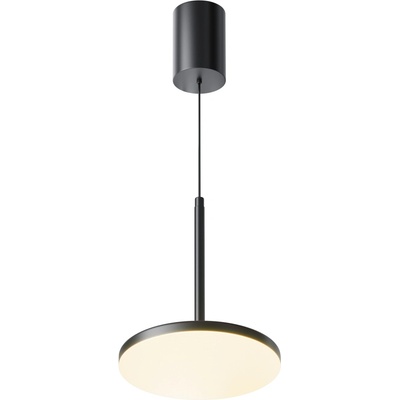 P076PL-L12W3K-B - LED Пендел PLATO LED/12W/230V 3000K черен (W4470)