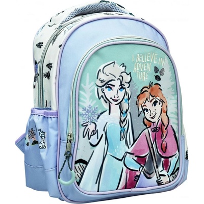 GIM S.A. Dětský batoh FROZEN Adventure 2 kapsy modrý 30 cm