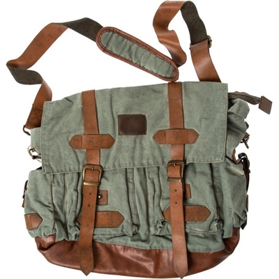 OldCottonCargo BALTIMORE BAG 7019 zelený 14 l