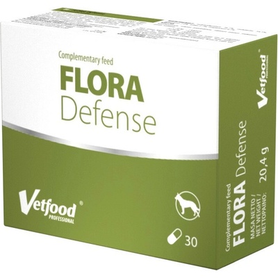 Vetfood Flora Defense doplňky stravy pro psy a kočky 30 ks