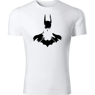 Tričko Batman pánske tričko biele čierne