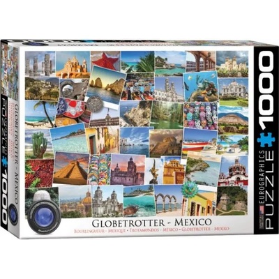 EUROGRAPHICS - Puzzle Globetrotter Mexico - 1 000 piese