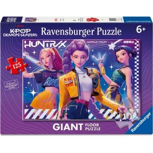Ravensburger Пъзел за под Ravensburger от 125 части - KPop Demon Hunters (12004755)